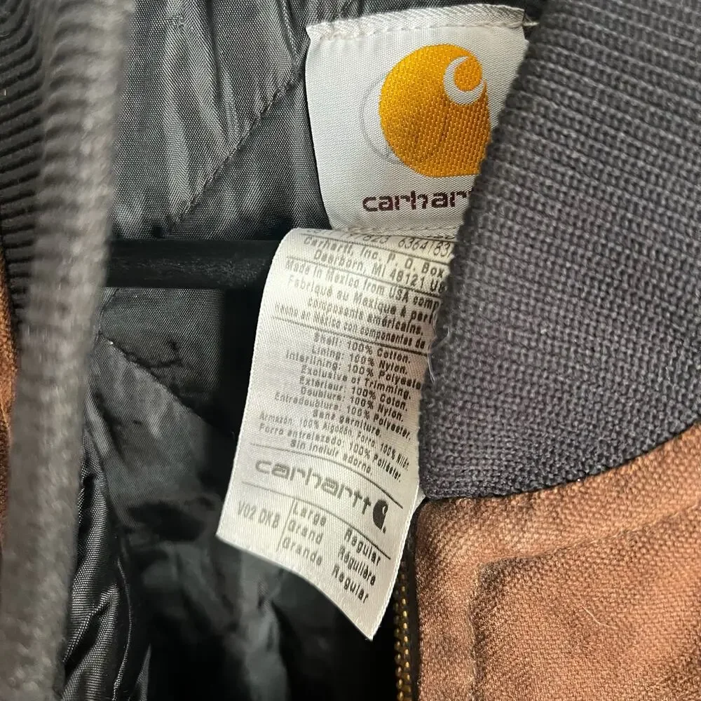 Carhartt V02 DKB brown work wear vest
